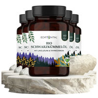 Produktbild von ECHT VITAL GmbH Bio Schwarzkümmelöl Kapseln vegan