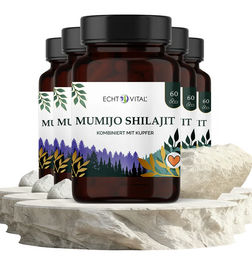 ECHT VITAL GmbH Mumijo Shilajit mit Kupfer vegan Kapseln – Bild 1 von 1