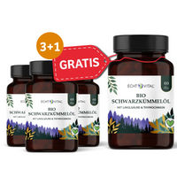 Produktbild von ECHT VITAL GmbH Schwarzkümmelöl Bio Kapseln vegan