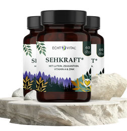 ECHT VITAL GmbH Sehkraft Kapseln mit Vitamin A und Rhodiola Rosea vegan – Bild 1 von 1