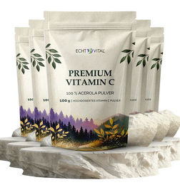 ECHT VITAL GmbH Vitamin C Pulver aus Acerola und Hagebutte natürlich – Bild 1 von 1