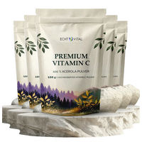 Produktbild von ECHT VITAL GmbH Vitamin C Pulver aus Acerola und Hagebutte natürlich