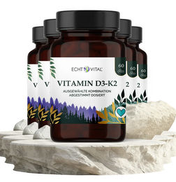 ECHT VITAL GmbH Vitamin D3 und K2 Kapseln vegan – Bild 1 von 1