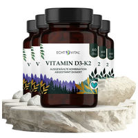 Produktbild von ECHT VITAL GmbH Vitamin D3 und K2 Kapseln vegan