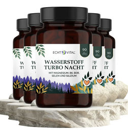 ECHT VITAL GmbH Wasserstoff Turbo Nacht Anti-Stress-Komplex Kapseln vegan für Erwachsene – Bild 1 von 1