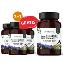ECHT VITAL GmbH Wasserstoff Turbo Nacht Kapseln mit Anti-Stress-Komplex vegan für Erwachsene – Bild 1 von 1