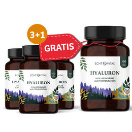 ECHT VITAL Hyaluron aus Fermentation 500 mg Kapseln vegan – Bild 1 von 1