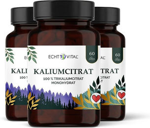 ECHT VITAL Kaliumcitrat Kapseln 180 Stück – Bild 1 von 3