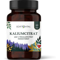 Produktbild von ECHT VITAL Kaliumcitrat Kapseln 60 Stück