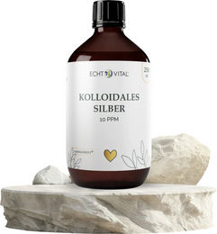 ECHT VITAL Kolloidales Silber 10 ppm 250 ml Flüssigkeit – Bild 1 von 1