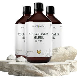 ECHT VITAL Kolloidales Silber 10 ppm 500 ml Flüssigkeit – Bild 1 von 1