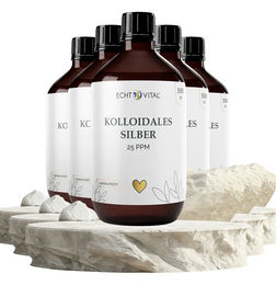 ECHT VITAL Kolloidales Silber 25 ppm 500 ml Flüssigkeit – Bild 1 von 1