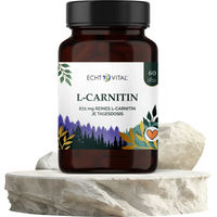 Produktbild von ECHT VITAL L-Carnitin Kapseln vegan aus pflanzlicher Fermentation