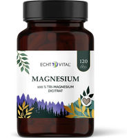 Produktbild von Echt Vital Magnesium Citrat Kapseln 120 Stück
