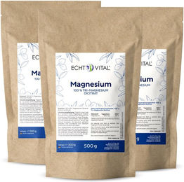 Echt Vital Magnesium Citrat Pulver 1000 g – Bild 1 von 1