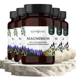 ECHT VITAL Magnesium Komplex vegan Kapseln 500 mg – Bild 1 von 1