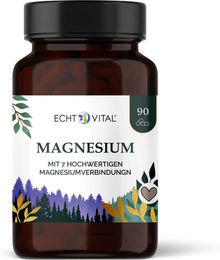 Echt Vital Magnesium Komplex vegan Kapseln ohne Zusatzstoffe – Bild 1 von 1