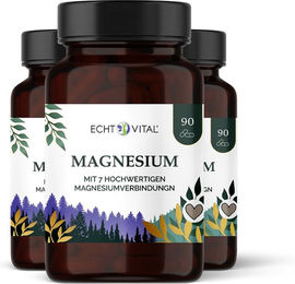 Echt Vital Magnesium Komplex vegan ohne Zusatzstoffe 270 Kapseln – Bild 1 von 1