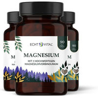 Produktbild von Echt Vital Magnesium Komplex vegan ohne Zusatzstoffe 270 Kapseln