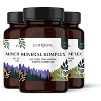 Produktbild von Echt Vital Mineral Komplex Mineralstoff-Komplex Vegan 180 Kapseln