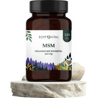 Produktbild von ECHT VITAL MSM Kapseln mit organischem Schwefel vegan