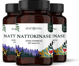 Echt Vital Nattokinase Kapseln vegan – Bild 1 von 3