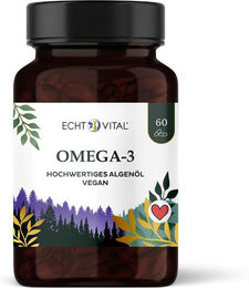 Echt Vital Omega-3 vegan Kapseln – Bild 1 von 3
