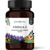Produktbild von Echt Vital Omega-3 vegan Kapseln