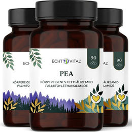 Echt Vital PEA Palmitoylethanolamid Kapseln vegan 270 mg ohne Zusatzstoffe – Bild 1 von 4