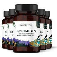 Produktbild von Echt Vital Premium Spermidin aus 100 % natürlichem Kaffebohnen-Extrakt Vegan und Glutenfrei Kapseln 720 Stück