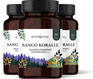 Echt Vital Sango Koralle Algenkalk Kapseln – Bild 1 von 3