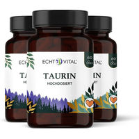 Produktbild von Echt Vital Taurin Kapseln vegan zuckerfrei ohne Zusatzstoffe 180 Stück