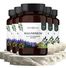 ECHT VITAL Tri-Magnesium Dicitrat Kapseln vegan – Bild 1 von 1