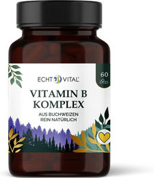 Echt Vital Vitamin B Komplex Kapseln vegan 60 Stück – Bild 1 von 3
