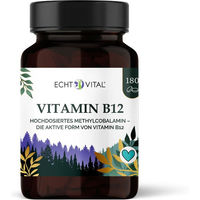 Produktbild von Echt Vital Vitamin B12 Tabletten vegan 180 Stück