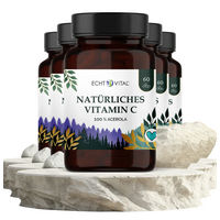 Produktbild von ECHT VITAL Vitamin C Kapseln mit natürlichem Acerola und Hagebutte vegan