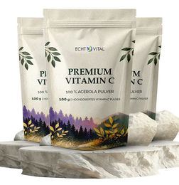 ECHT VITAL Vitamin C Pulver mit Acerola und Hagebutte natürlich – Bild 1 von 1