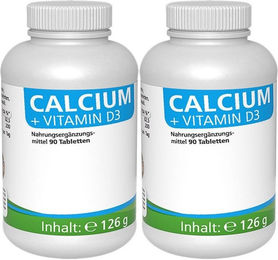 EDER Health Nutrition Calcium + Vitamin D3 Tabletten 180 Stück – Bild 1 von 1