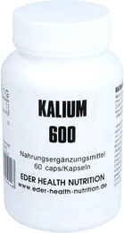 Eder Health Nutrition Kalium 600 mg Kapseln – Bild 1 von 1