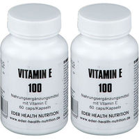 Produktbild von EDER Health Nutrition Vitamin E Kapseln 60 Stück