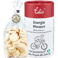 Produktbild von Edis Energie Bikesport Bachblüten Traubenzucker Lutschtabletten Orange Vegan Glutenfrei Laktosefrei