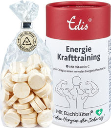 Edis Energie Krafttraining Bachblüten Traubenzucker Lutschtabletten Orange Vegan Glutenfrei Laktosefrei – Bild 1 von 1