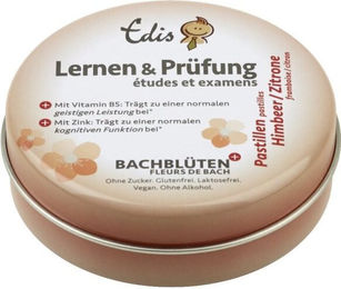 Edis Lernen und Prüfung Bachblüten Lutschtabletten vegan zuckerfrei glutenfrei laktosefrei – Bild 1 von 3