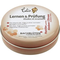 Produktbild von Edis Lernen und Prüfung Bachblüten Lutschtabletten vegan zuckerfrei glutenfrei laktosefrei
