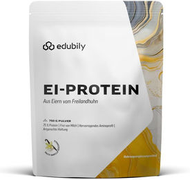 edubily Eiklar Protein Pulver aus Freilandhaltung Salty Vanilla laktosefrei zuckerfrei fettfrei Low Carb 750 g – Bild 1 von 2
