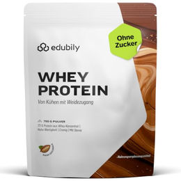 edubily Whey Protein Konzentrat Pulver Kakao zuckerfrei 750 g – Bild 1 von 2