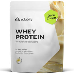 edubily Whey Protein Konzentrat Pulver Vanille zuckerfrei 750 g – Bild 1 von 2