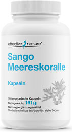 Effective Nature Algenkalk Sango Kapseln Vegan Vegetarisch 180 Stück – Bild 1 von 1