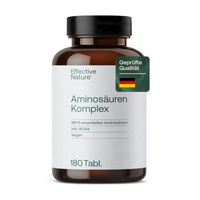 Produktbild von Effective Nature EAA Aminosäuren Tabletten vegan ohne Zusatzstoffe 180 Stück