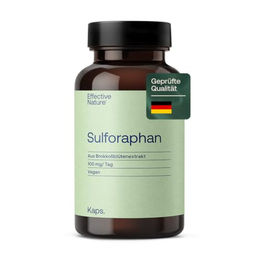 Effective Nature Sulforaphan Kapseln vegan mit Brokkoli Extrakt 120 Stück – Bild 1 von 3